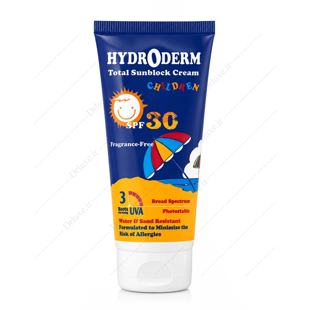 کرم ضد آفتاب کودکان SPF30 هیدرودرم 50 میلی‌لیتر